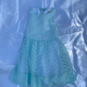 Mint green sleeveless dress girls size 5